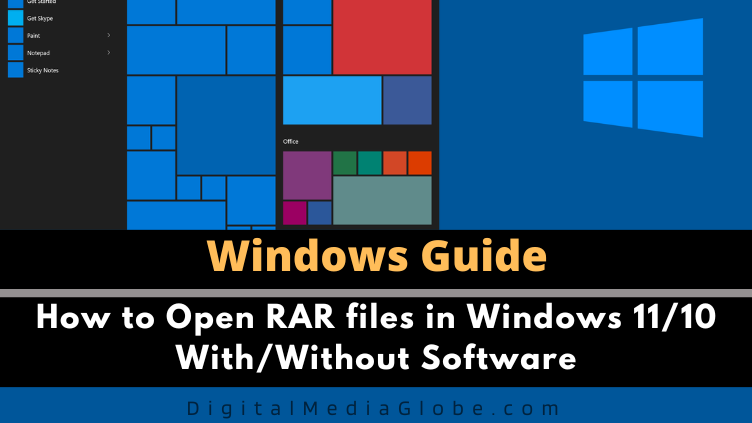 How to Open RAR files in Windows 1110 WithWithout Software