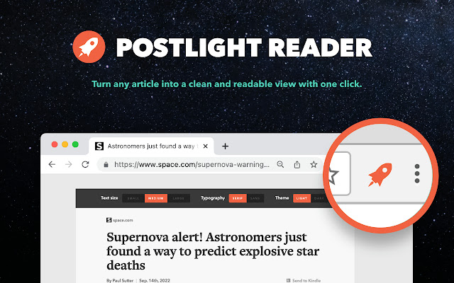Postlight Reader Google Chrome extension
