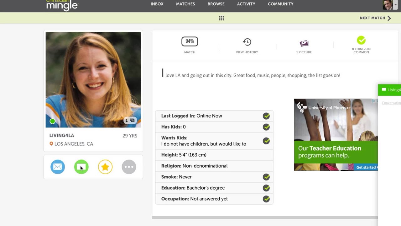 ChristianMingle dating app