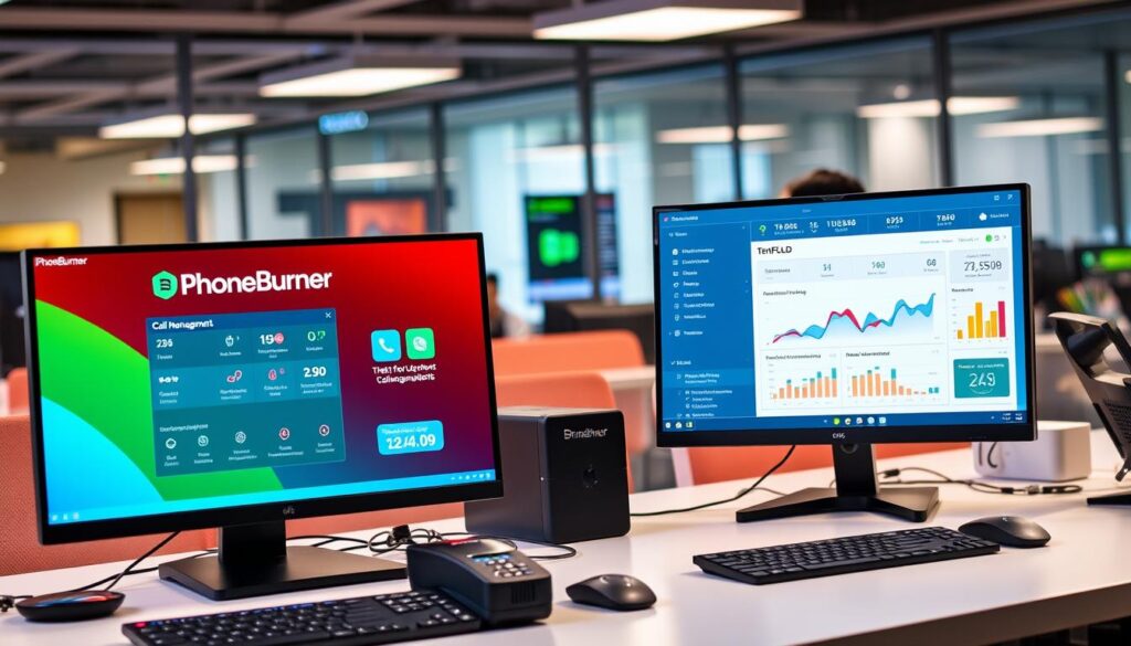 PhoneBurner and Tenfold call accounting software PhoneBurner and Tenfold call accounting software