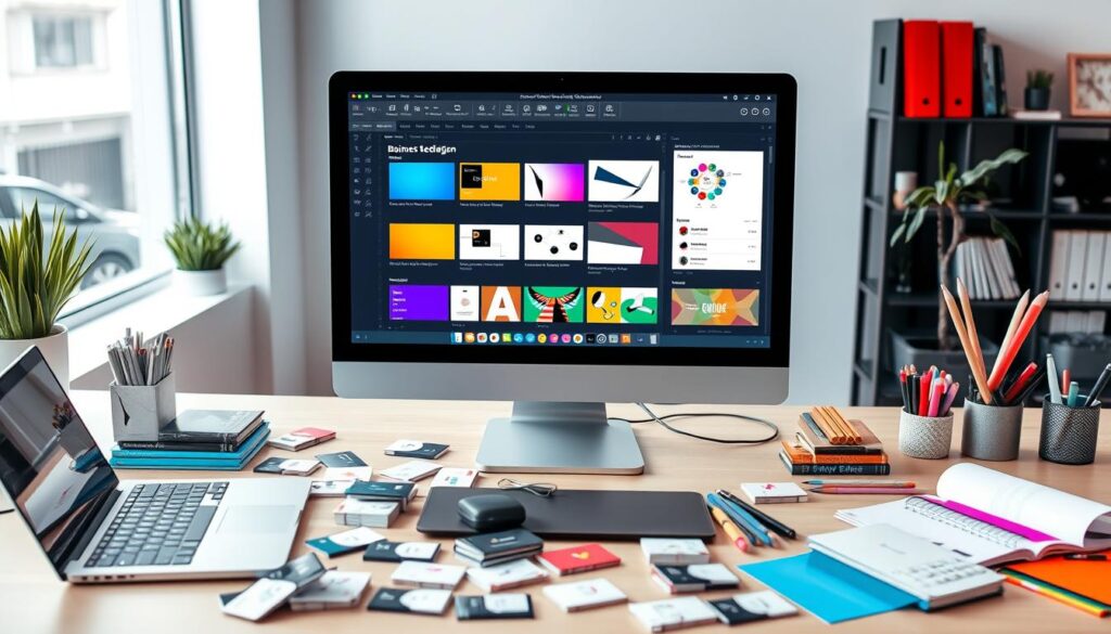 business card software