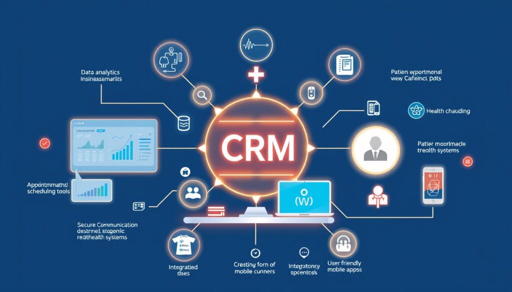 Healthcare CRM Software Key Features Healthcare CRM Software Key Features