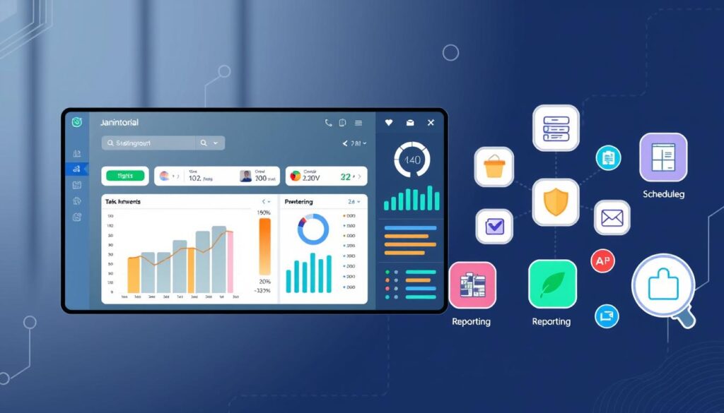 Janitorial software features
