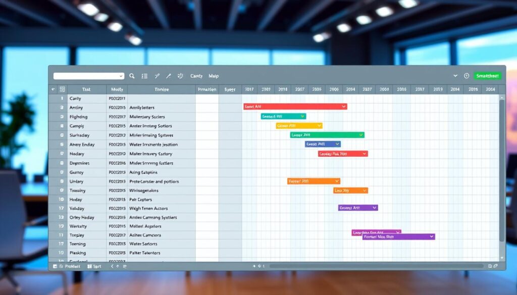 Smartsheet Gantt chart