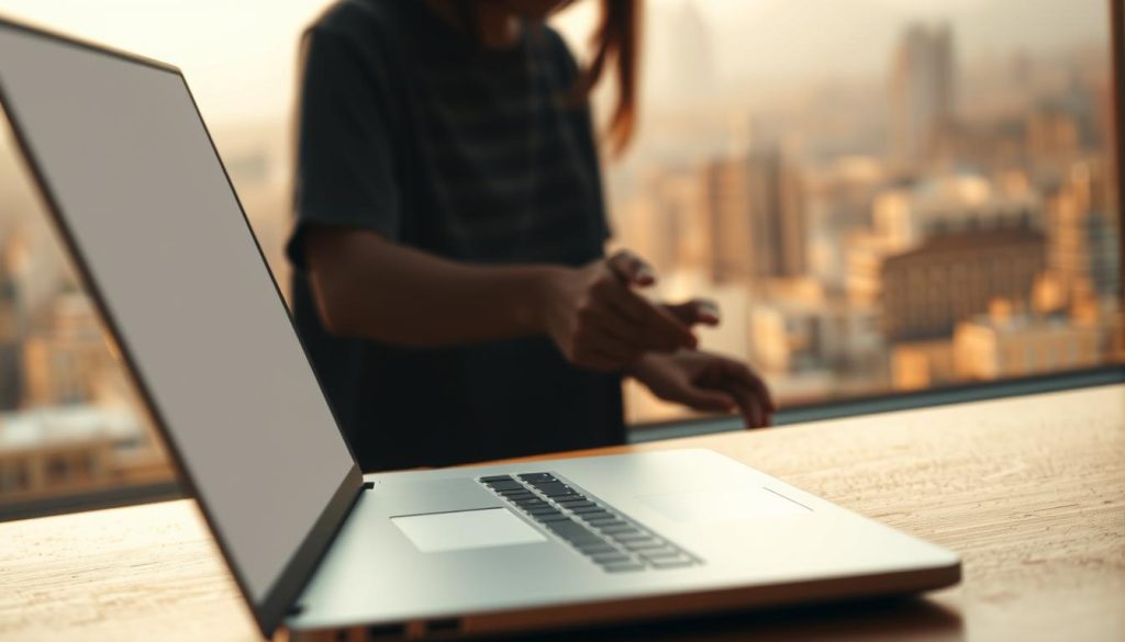 A serene and minimalist scene depicting the resolution of a proxy error 429. In the foreground, a laptop screen displays the error message, its stark white background contrasting with the muted tones of the surrounding environment. In the middle ground, a person's hands skillfully navigating through lines of code, working to address the issue. The background is filled with a softly blurred cityscape, suggesting the wider context in which this technical challenge is being resolved. Warm, directional lighting casts subtle shadows, creating a sense of depth and focus. The overall atmosphere is one of calm determination, reflecting the methodical approach required to overcome this proxy-related obstacle.