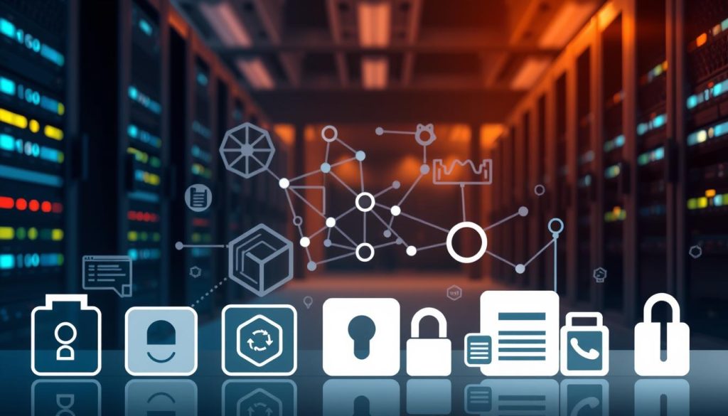 A sleek and modern illustration of various proxy types and protocols. In the foreground, an array of proxy icons representing HTTP, SOCKS, and other popular protocols, rendered in a minimalist, geometric style. The middle ground features abstract network diagrams, with lines and shapes representing data flow and connectivity. In the background, a subtle, atmospheric backdrop of server racks and data center infrastructure, bathed in a warm, futuristic lighting. The overall composition conveys a sense of technical sophistication and the essential role of proxy technologies in modern internet communication.