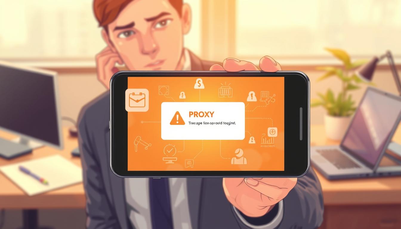 fix proxy server error for android