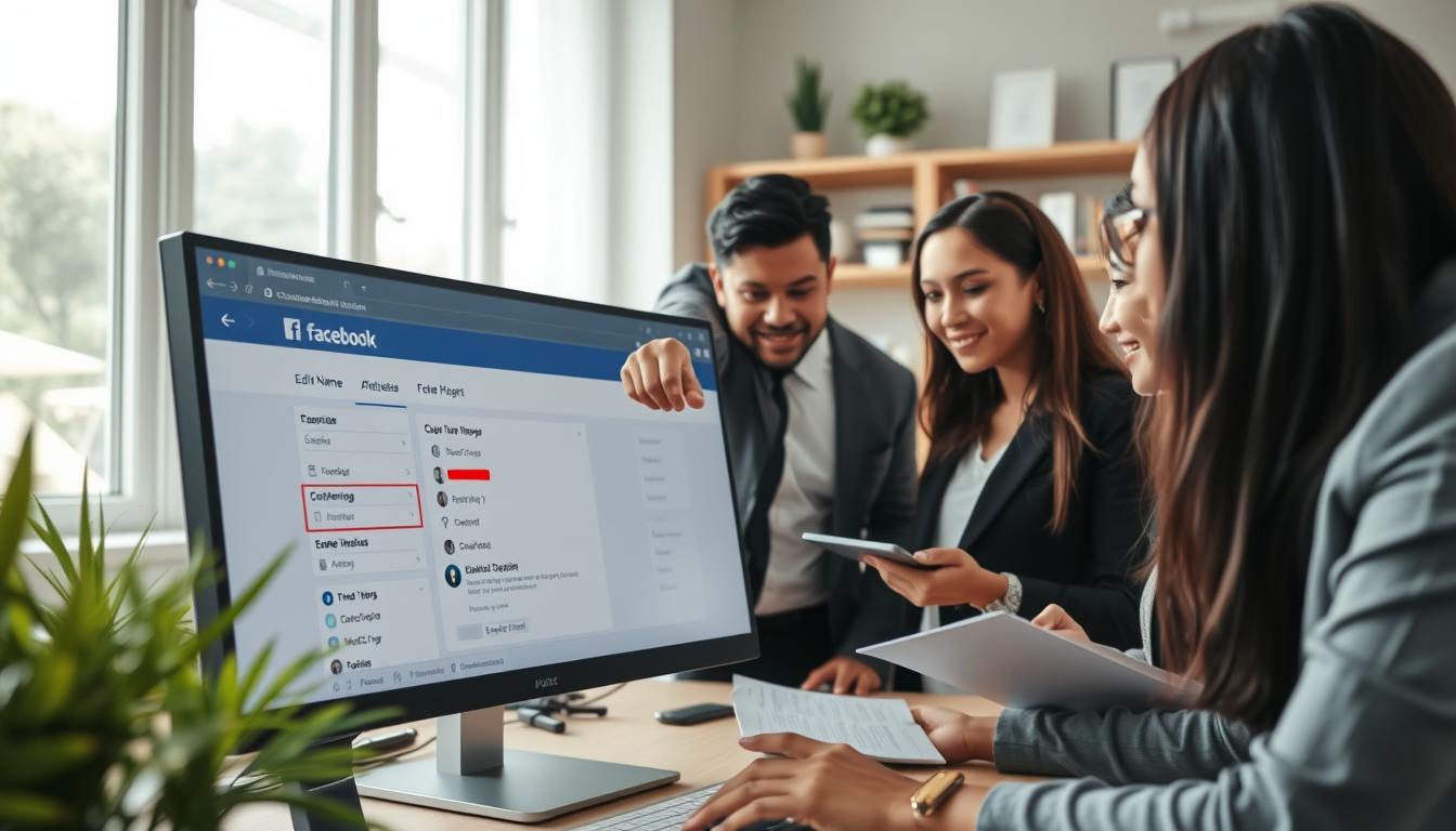 edit name on Facebook